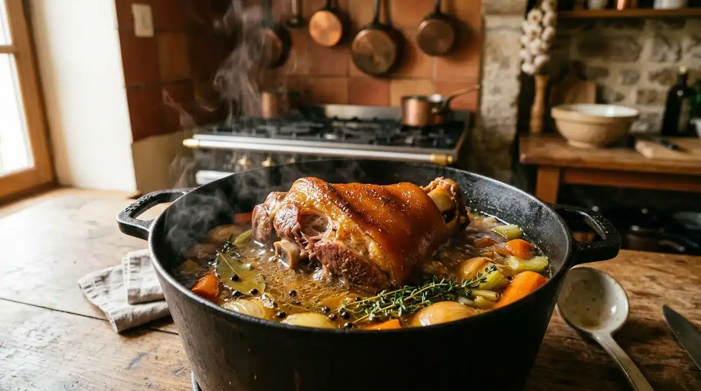 Cuisson du jarret de porc demi-sel : comment le cuire facilement ?