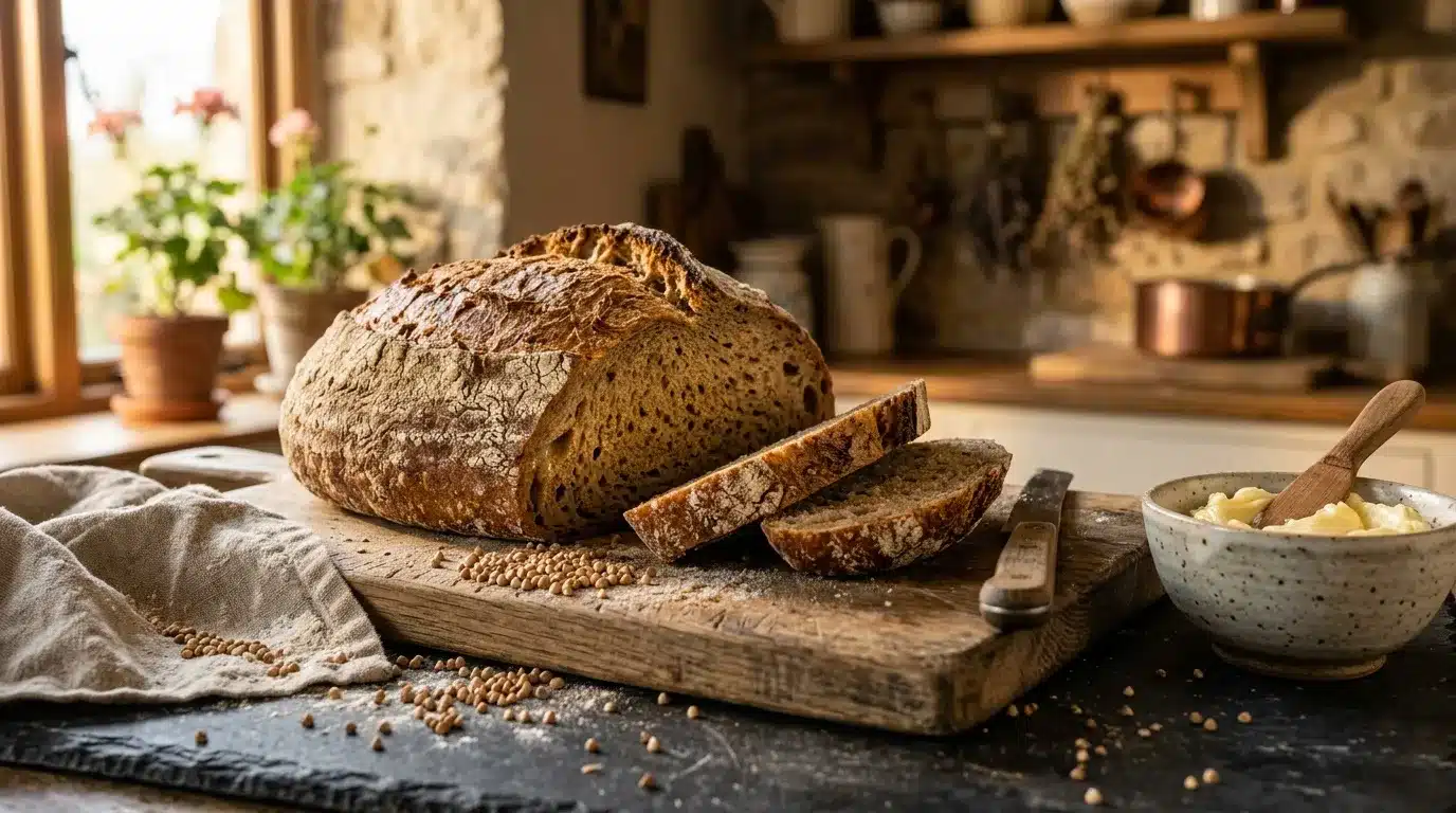 Pain au sarrasin bio 100% au levain naturel sans gluten